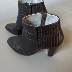 Kenneth Cole Dark Brown Ankle Booties